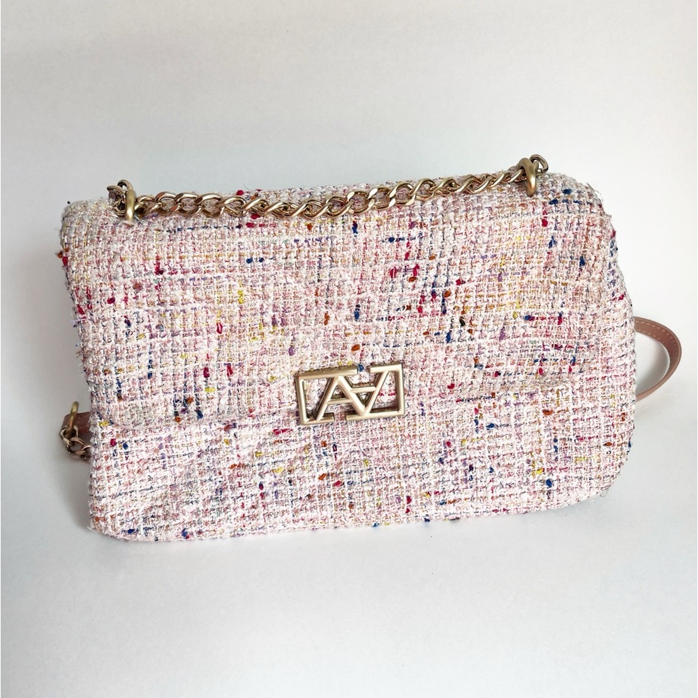 Aldo Tweed Hand Bag Hobo Strap